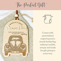 Bonus Dad Ornament the perfect gift