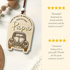Papa Ornament feedback