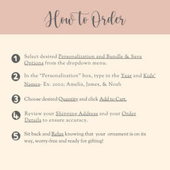 Personalized Mama Ornament Gift for Mother Ornament Laser Engraved Mothers Day Gift From Kids Mama Keepsake 3D With Kids Name Wood Year EST