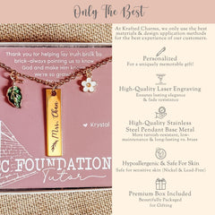 Notepad and Necklace Gift Set Only the best