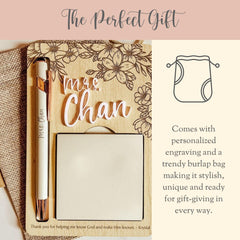 Notepad and Necklace Gift Set The Perfect Gift