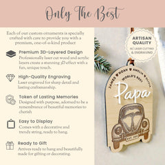 Papa Ornament only the best