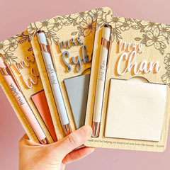 Notepad and Necklace Gift Set