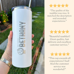 Personalized CC Tumbler Free Bookmark Custom Tumbler Gift for Classical Conversation Tutor Appreciation Cup CC Director Gift Tumbler Coffee