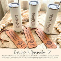 Personalized CC Tumbler Free Bookmark Custom Tumbler Gift for Classical Conversation Tutor Appreciation Cup CC Director Gift Tumbler Coffee