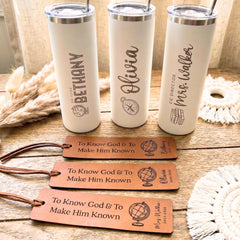 Personalized CC Tumbler Free Bookmark Custom Tumbler Gift for Classical Conversation Tutor Appreciation Cup CC Director Gift Tumbler Coffee