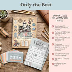 CC Cycle 3 Coloring Book Essentials Bundle Gift for CC Student Back to School Gift Cycle 3 Homeschool Memory Worksheet History Printable PDF