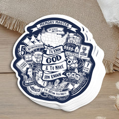 CC Cycle 3 Memory Master Vinyl Sticker Gift for Memory Master Class Decal CC End of School Year Gift Cycle 3 Memory Work Vinyl Decal Banner