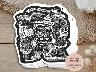 CC Cycle 3 Memory Master Vinyl Sticker - Cloud