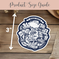 CC Cycle 3 Memory Master Vinyl Sticker Gift for Memory Master Class Decal CC End of School Year Gift Cycle 3 Memory Work Vinyl Decal Banner