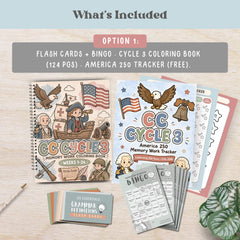 CC Cycle 3 Coloring Book Essentials Bundle Gift for CC Student Back to School Gift Cycle 3 Homeschool Memory Worksheet History Printable PDF