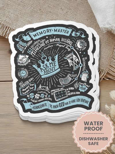 CC Cycle 2 Memory Master Vinyl Sticker