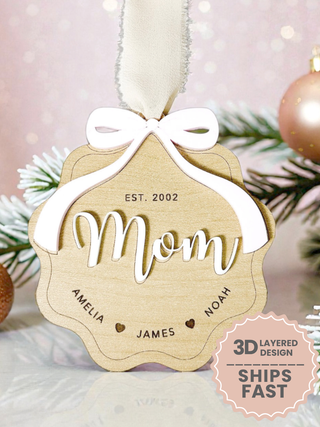 Custom Mom Ornament