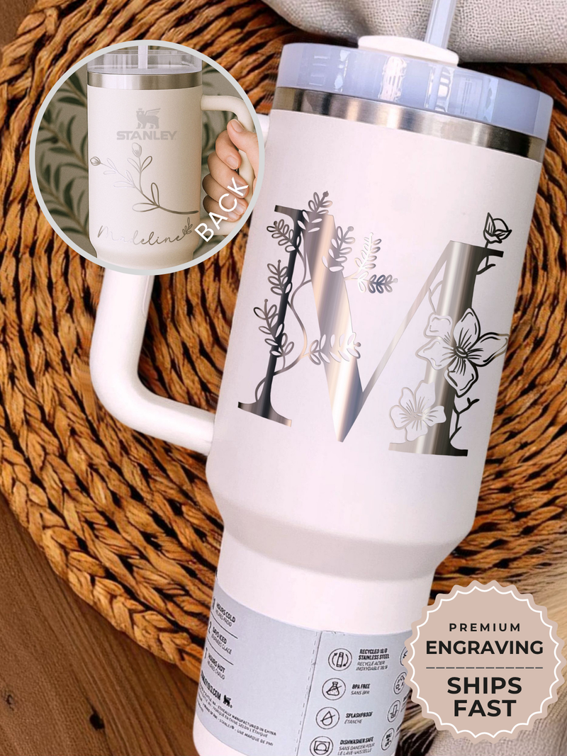 Custom Monogram Tumbler