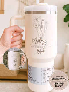 Personalized Mother of the Bride Tumbler