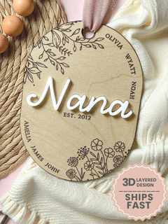 Custom Nana Ornament