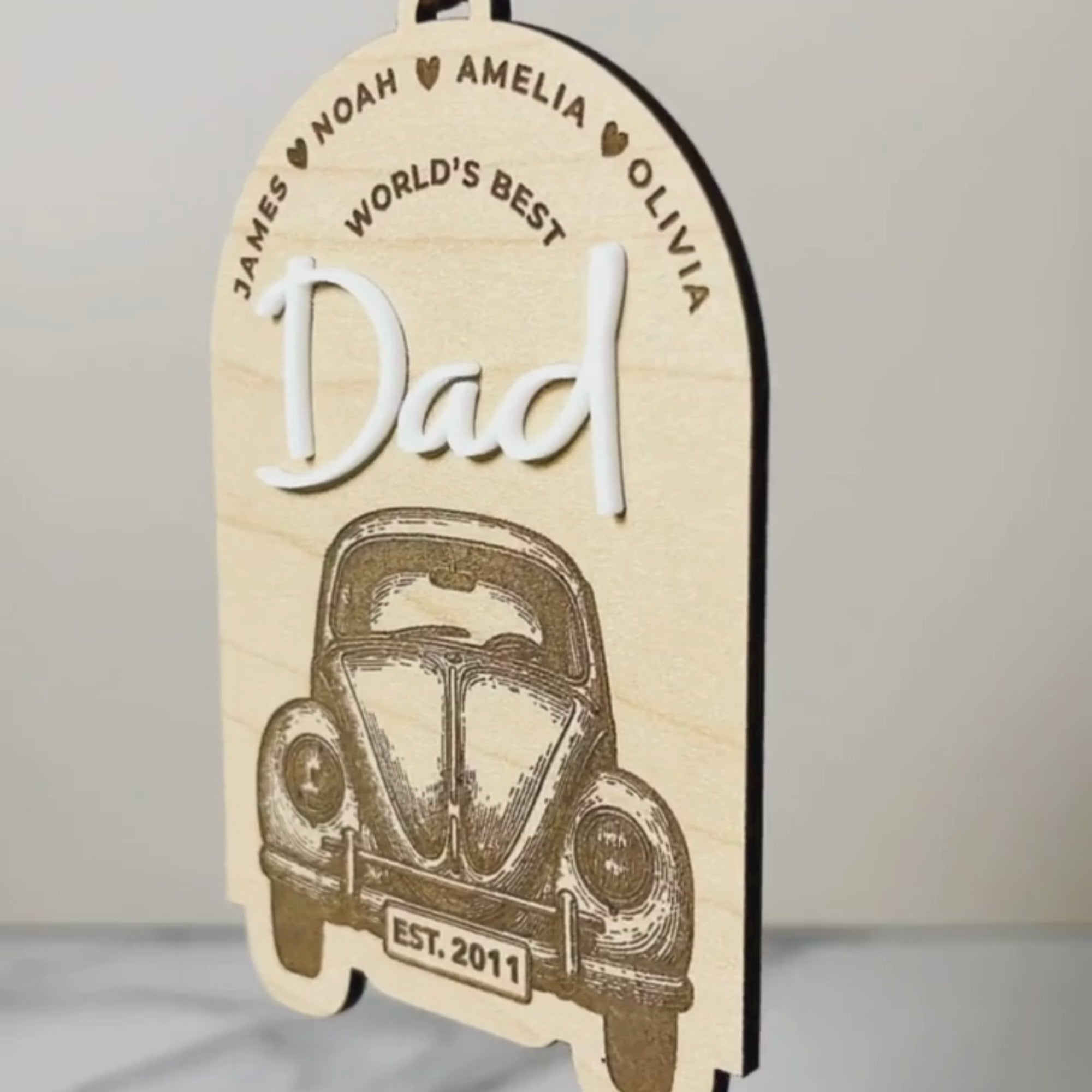 Custom Dad Ornament