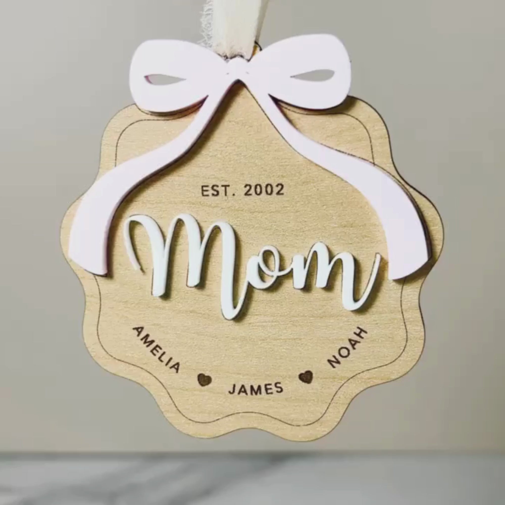 Custom Mom Ornament