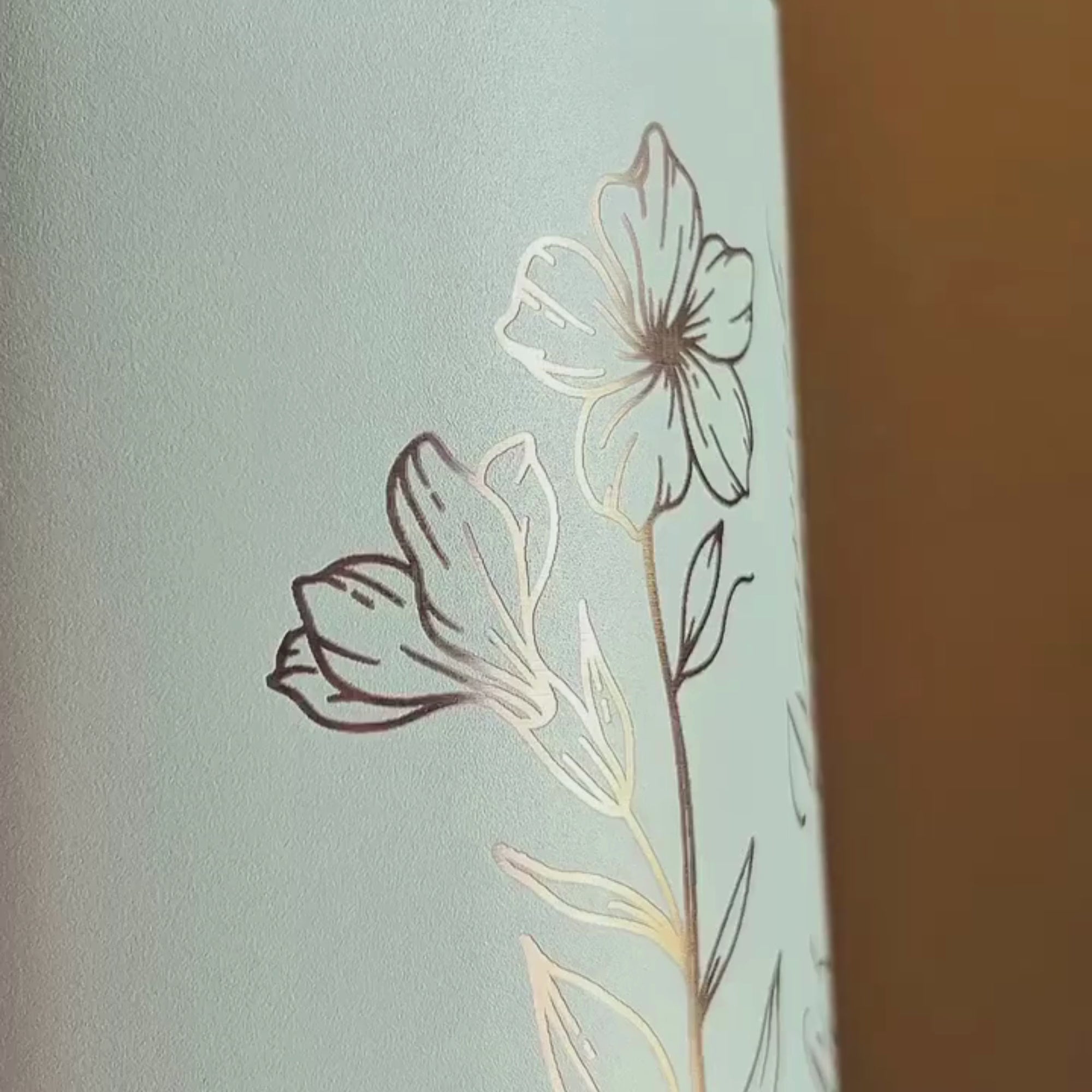 Custom Birth Flower Tumbler