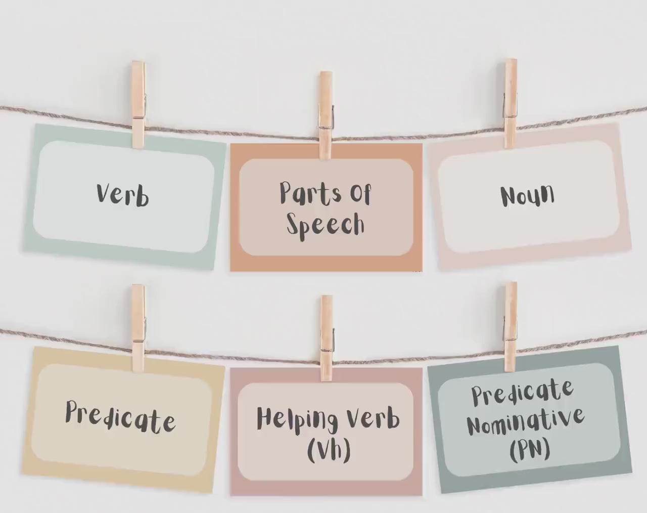 CC Essentials Grammar Flash Cards Parts Of Speech Bingo Cards Classical Conversations Essentials Class Game English Class Review Printable