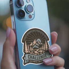 CC Challenge Vinyl Sticker Gift for Classical Conversation Student CC Back to School Gift Rise to the Challenge Decal Sticker CC Class Gift