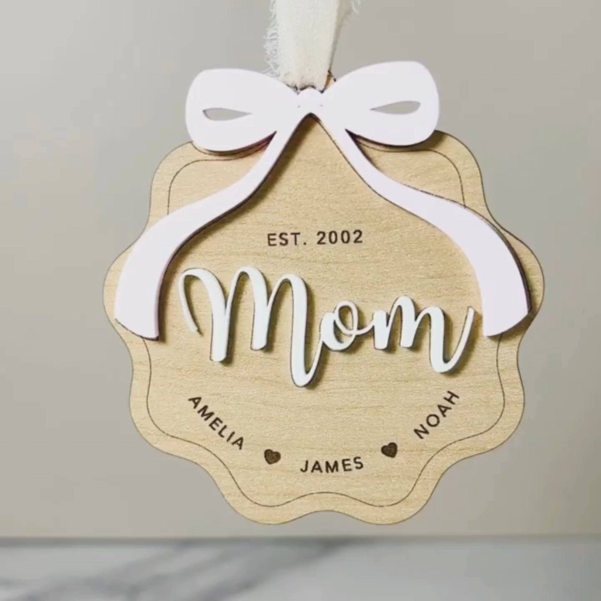 Personalized Mama Ornament