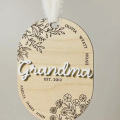 Personalized Grandma Ornament