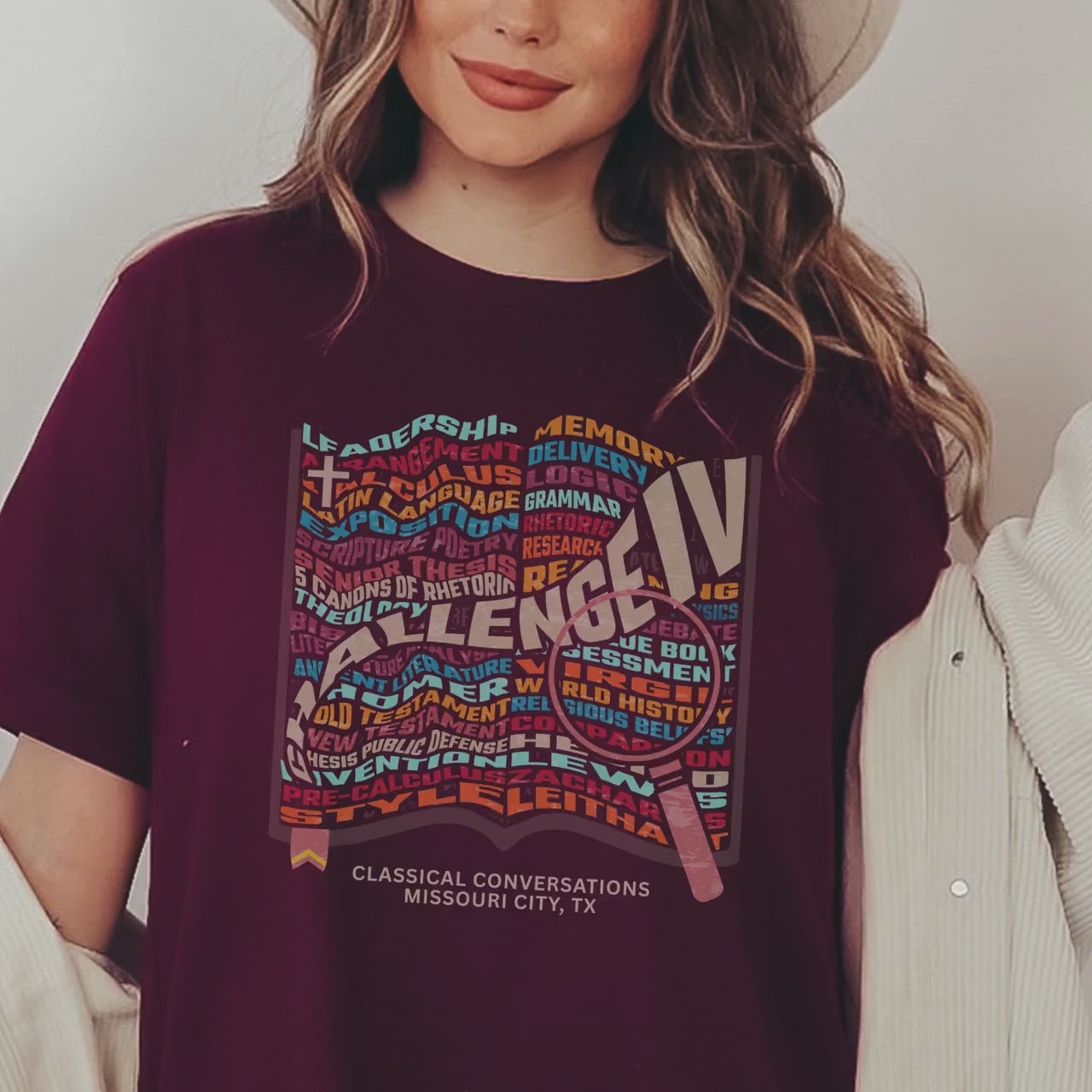 Personalized CC Challenge IV Shirt Gift for Classical Conversations Challenge 4 Student Homeschool Mom Shirt Class Of 2025 CC Tutor Gift
