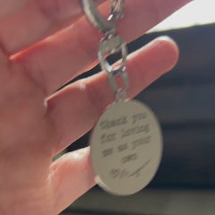 Personalized Bonus Dad Keychain Gift for Bonus Dad Keyfob Fathers Day Gift Step Dad Keyring Present Bonus Dad Thank You from Stepdaughter