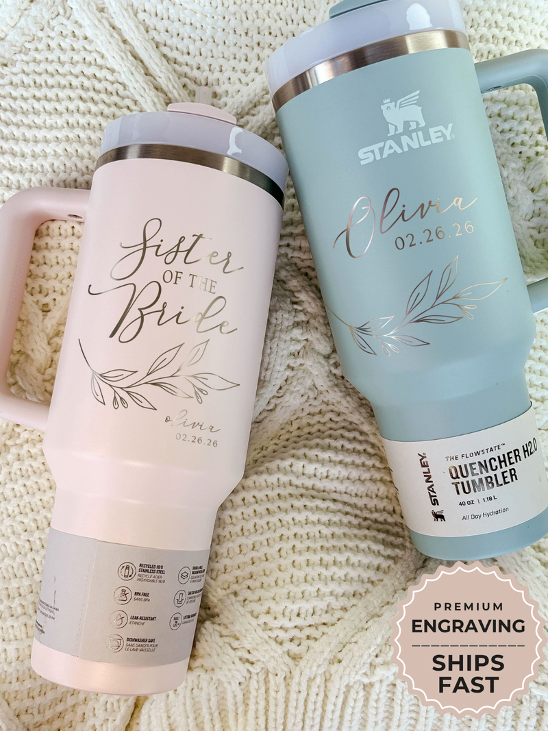 Personalized Sister of the Bride Tumbler