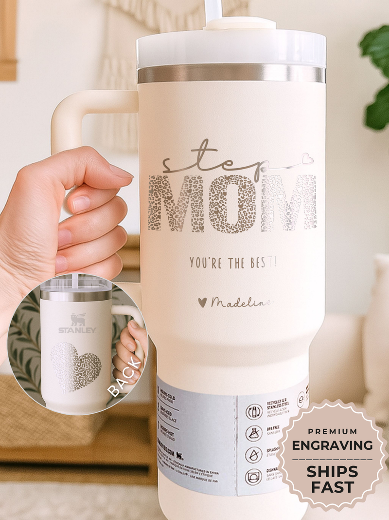 Personalized Step Mom Tumbler