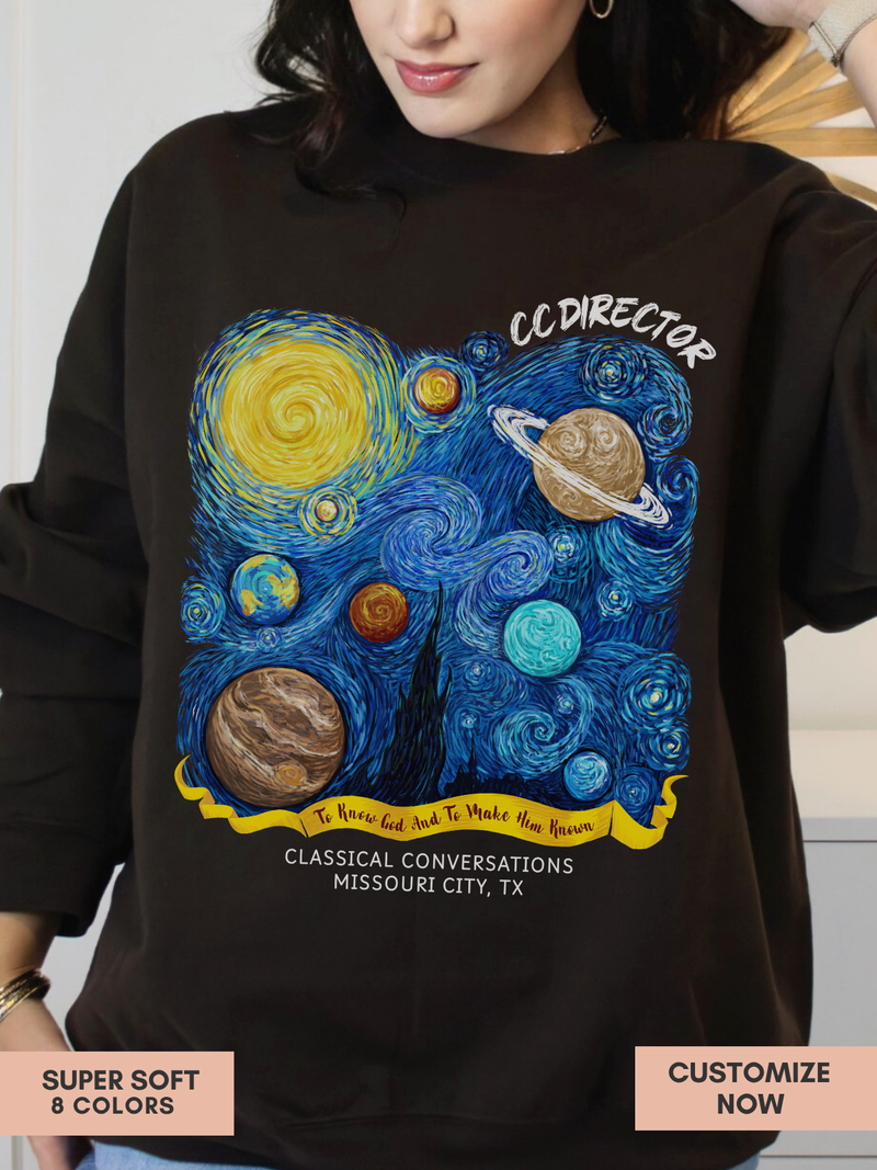 Personalized CC Cycle 2 Van Gogh Director Sweatshirt