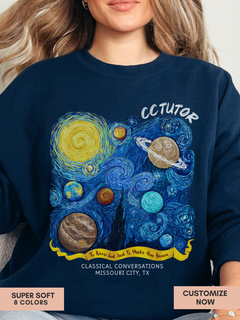 Personalized CC Cycle 2 Van Gogh Tutor Sweatshirt